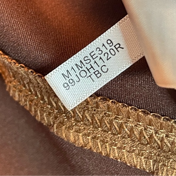 Marc New York Faux Suede Tan Pencil Skirt Women’s Size Medium - Picture 9 of 10